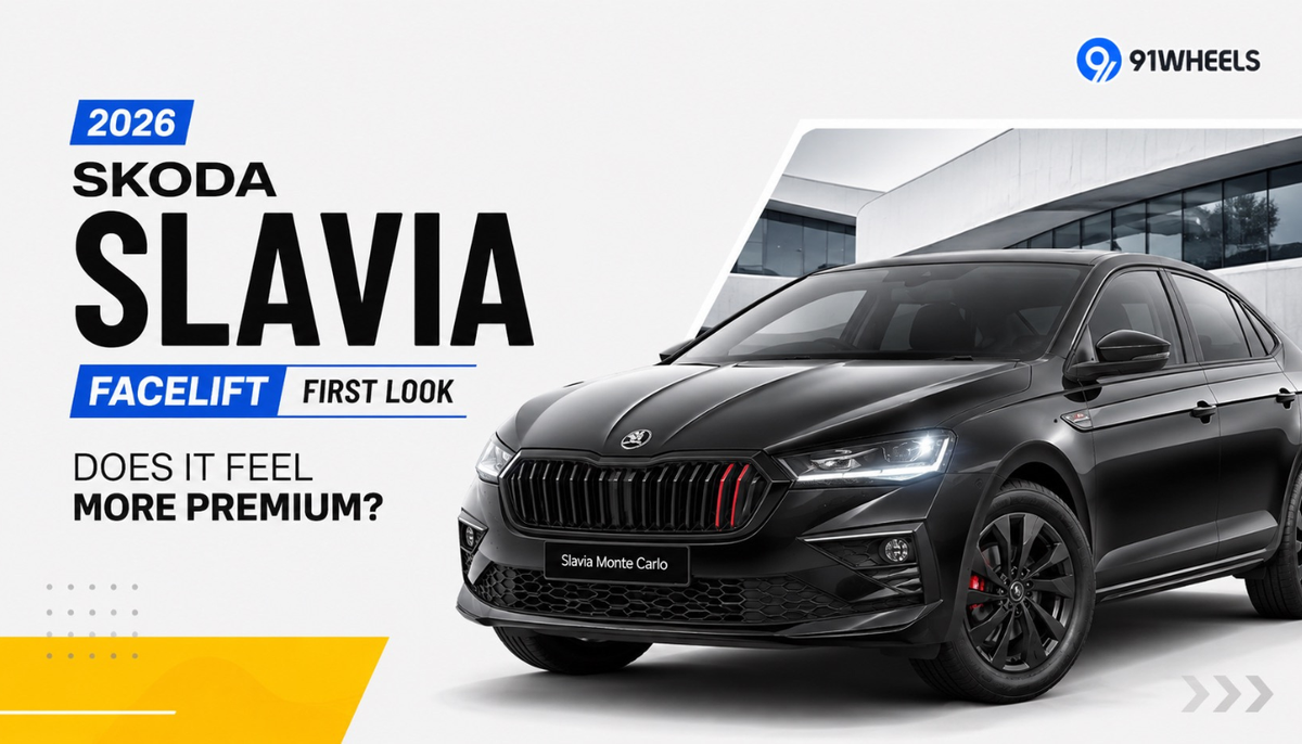 2026 Skoda Slavia Facelift First Look: Does It Feel More Premium? 2026 Skoda Slavia Facelift First Look: Does It Feel More Premium?
